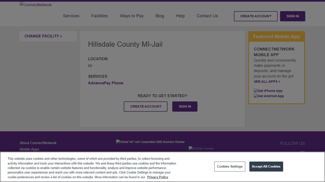 Hillsdale County MI-Jail | ConnectNetwork